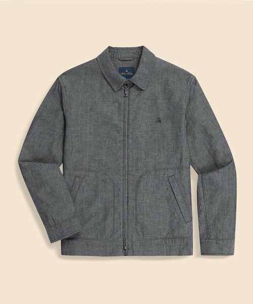 セール】 コットン GFロゴ ジップアップ ショートジャケット