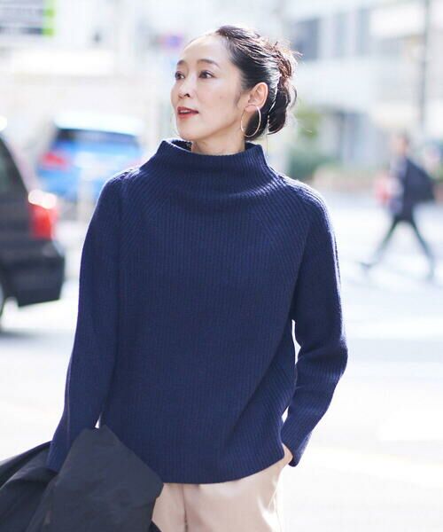 セール】 ウールカシミヤボトルネックニット （ニット・セーター