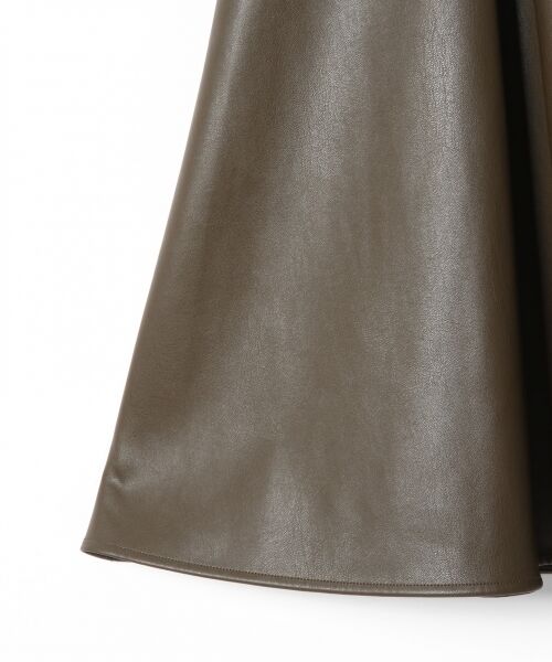 セール】 エコレザーフレアスカート （ミニ・ひざ丈スカート）｜GRACE