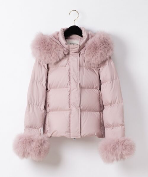 ファー付ショートダウンジャケット （ダウンジャケット・ベスト