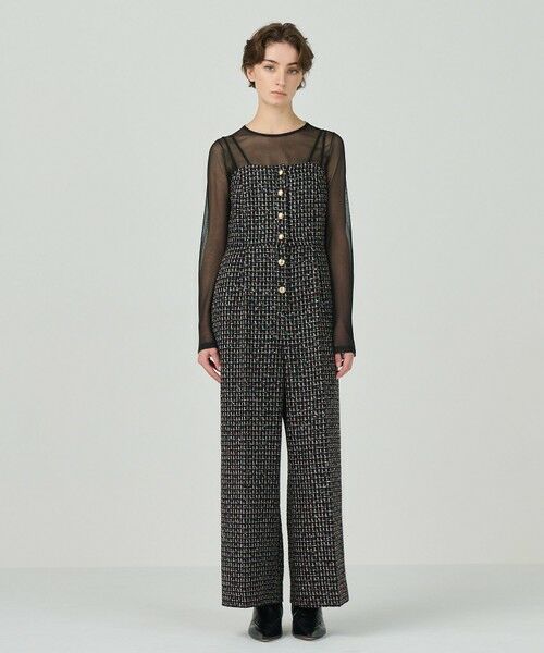 セール】 ツイードサロペット （サロペット・オールインワン）｜GRACE