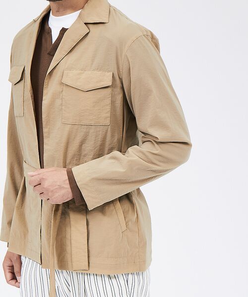 セール】 エアナイロンストレッチ サファリジャケット （ブルゾン