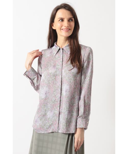 セール】 ボタニカルプリントブラウス （シャツ・ブラウス）｜DAKS