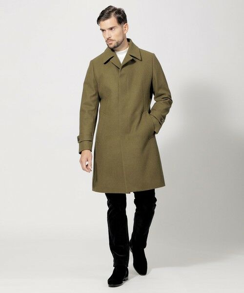 セール】 メルトンステンカラーコート （その他アウター）｜EPOCA UOMO