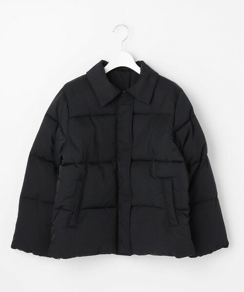 セール】 ファーカラー付き・ダウン見え中綿 ジャケット （ダウン