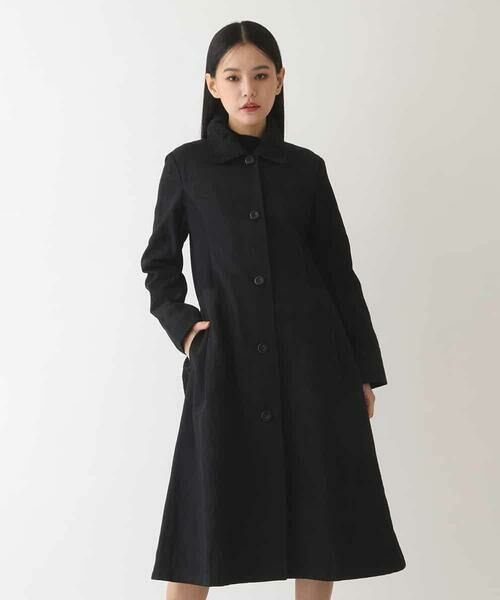 セール】 シャドーチェックニットジョイントコート /洗える （ステン