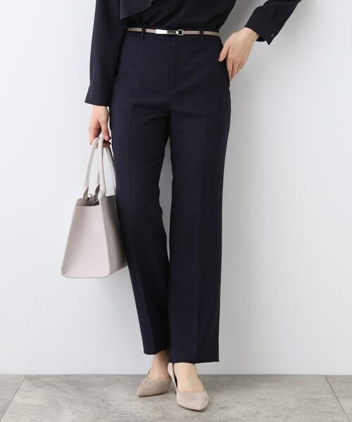 セール】 【洗える／スーツ】ストレートラインパンツ （パンツ