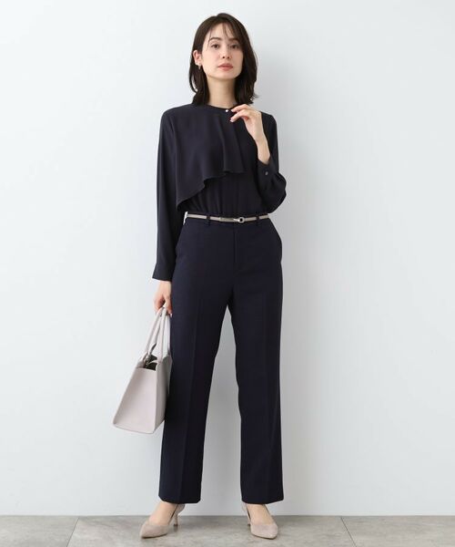 セール】 【洗える／スーツ】ストレートラインパンツ （パンツ