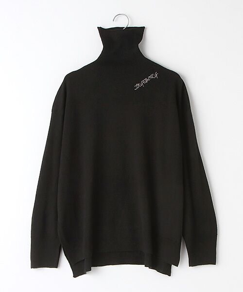 セール】 【OUTLET】ロゴ入タートルネックセーター （ニット・セーター