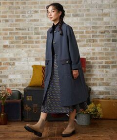 レディース ステンカラーコート（条件：ブルー系、新入荷