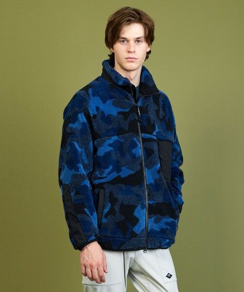 セール】 【軽量】カモフラージュフリース ブルゾン （ブルゾン