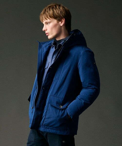 サスティナブル/ECO撥水/ECOファー/9ポケット】ナイロンピーチダウン