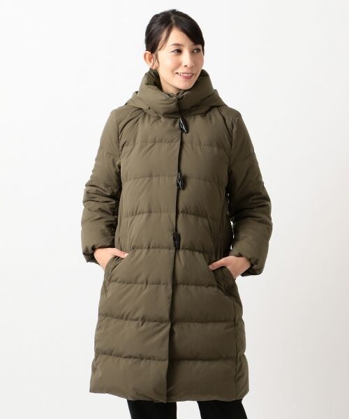 セール】 ブラッシュドマルチポリ ロング ダウンコート （ダウン