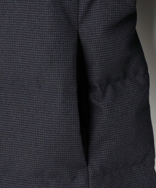 セール】 千鳥&グレンチェック ロング ダウン コート （ダウン