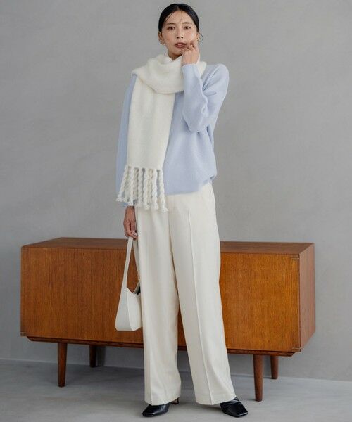 セール】 【洗える】ウールカシミヤ Vネック ニット （ニット