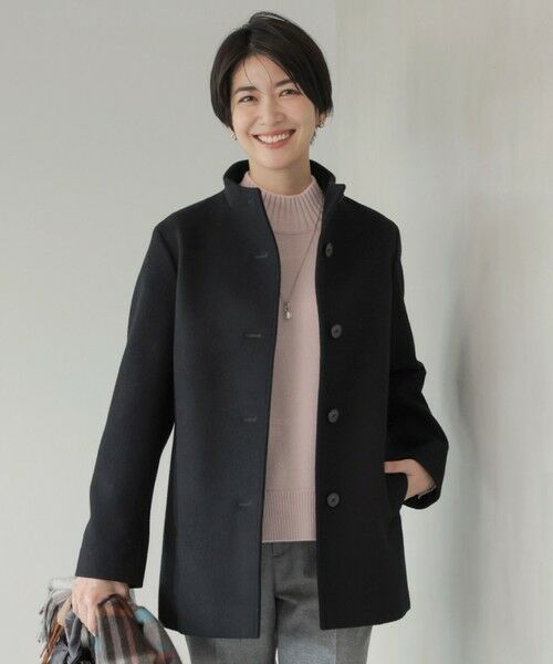 セール】 ショートビーバー ボトルネック コート （その他アウター