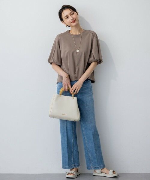 RED CARD TOKYO×23区】デニム ワイドパンツ （デニムパンツ）｜L size