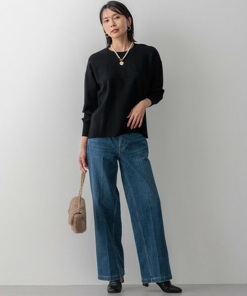 RED CARD TOKYO×23区】デニム ワイドパンツ （デニムパンツ）｜L size