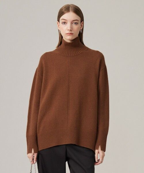 洗える】ソフトカシミヤミックス ハイネックニット （ニット・セーター