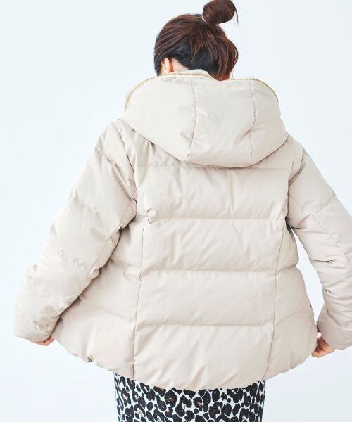 セール】 ファーフードショートダウン （ダウンジャケット・ベスト