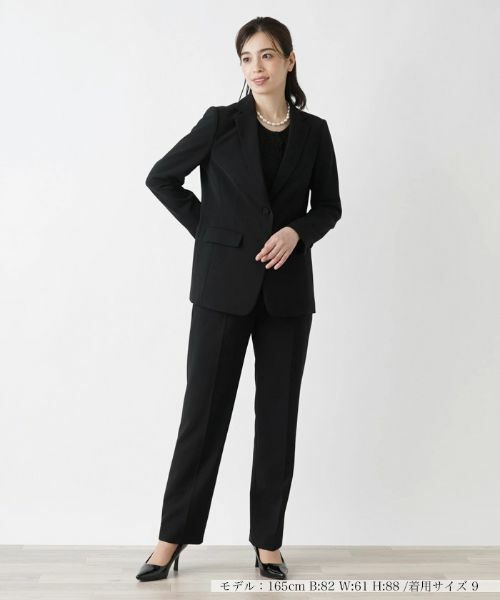 パンツスーツ【ブラックフォーマル】 （セットアップ）｜Leilian
