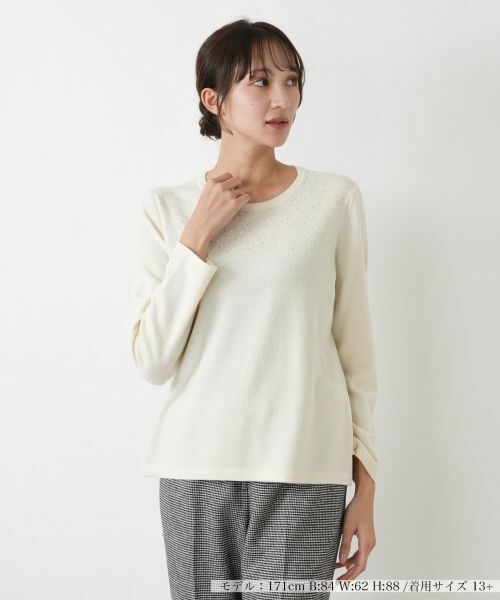 セール】 【店舗人気】セーター【Leilian WHITE LABEL】 （ニット