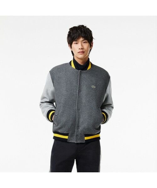 セール】 ベーシックバーシティジャケット （ブルゾン）｜LACOSTE