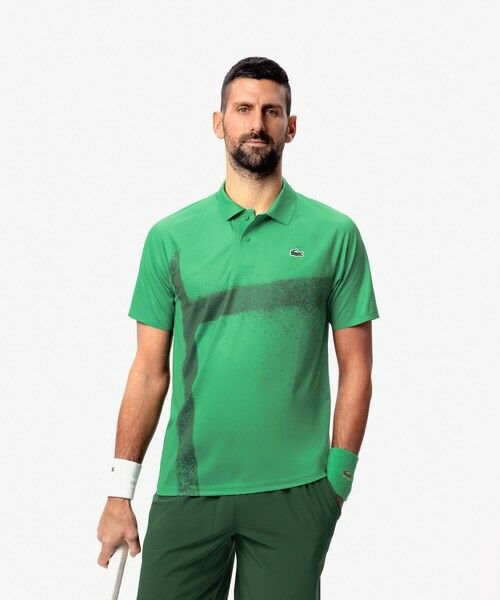 セール】 『ジョコビッチ』コートラインシームレスポロシャツ