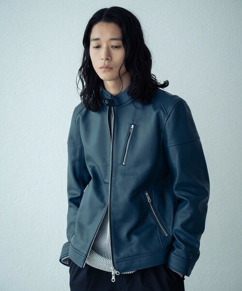 セール】 SHEEP LEATHER/シープレザー シングルライダースジャケット