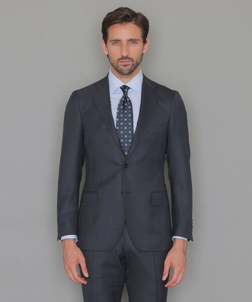 セール】 【NEW BRIDGE】Super110's グレンチェックスーツ