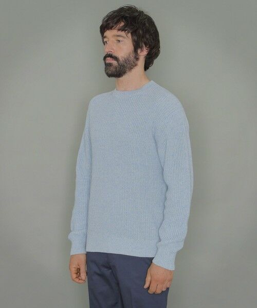セール】 イングリッシュリブ編みクルーネックニット （ニット