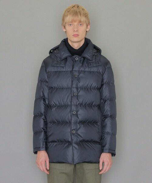 セール】 【ELINGTON】ポリエステルタフタフーデットダウンアウター