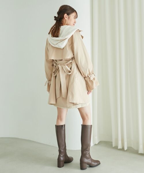 セール】 ビット付ミディトレンチコート （トレンチコート）｜MAJESTIC