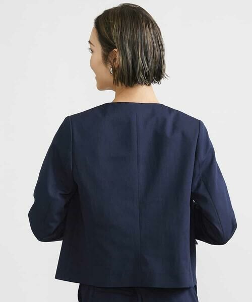 セール】 トリコットカノコノーカラージャケット（背抜き/セットアップ