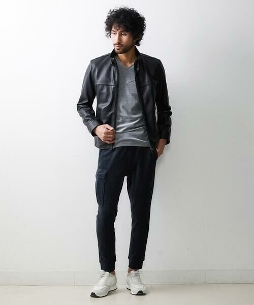 シングルライダースレザーブルゾン （その他アウター）｜MICHEL KLEIN