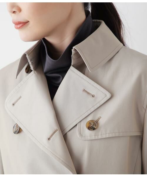 TCオーガニックギャバ トレンチコート （トレンチコート）｜NEWYORKER