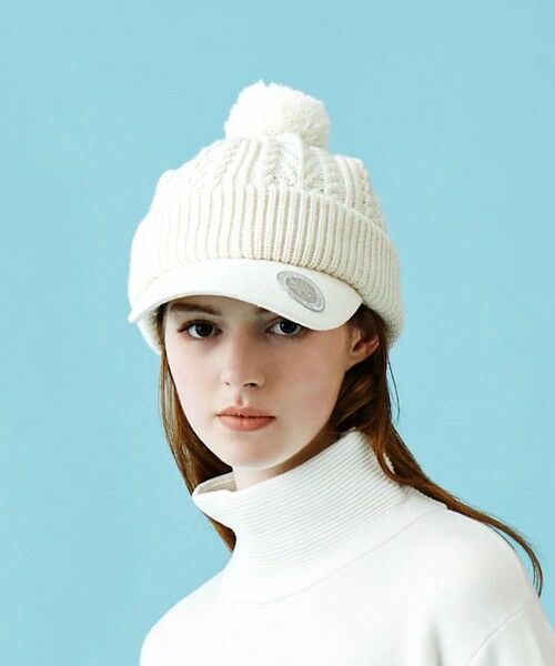 セール】 【WOMEN】】つば付き ニットキャップ （キャップ）｜23区GOLF