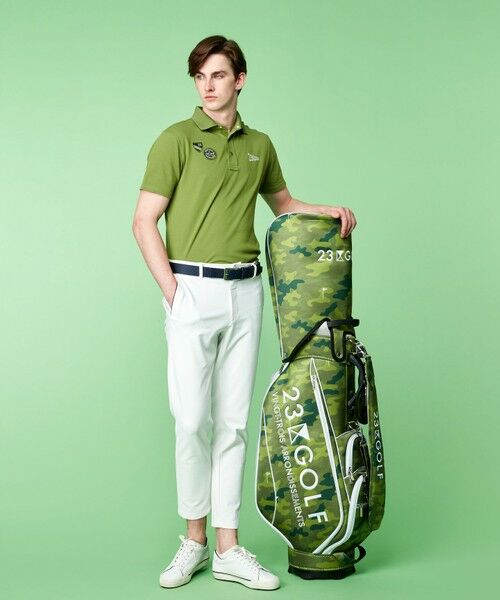 セール】 【UNISEX】カモフラ柄 キャディバッグ （スポーツグッズ