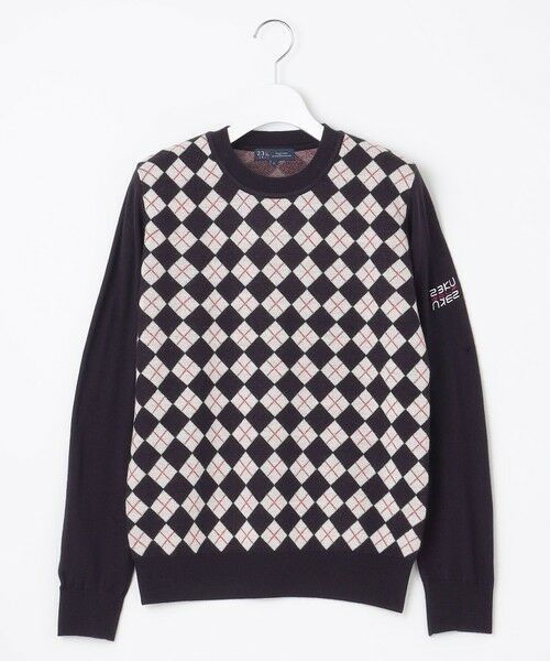 セール】 【WOMEN】【ウォッシャブル】アーガイル ニット （ニット