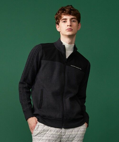 セール】 【MEN】リバーシブル ニットブルゾン 1着で2つコーデが