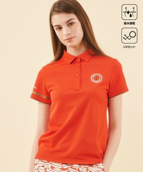 セール】 【WOMEN】【吸水速乾/UVカット】エイトロックポロシャツ