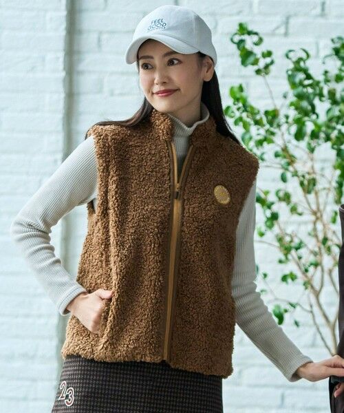 セール】 【WOMEN】ボアベスト （ベスト）｜23区GOLF / ニジュウサン