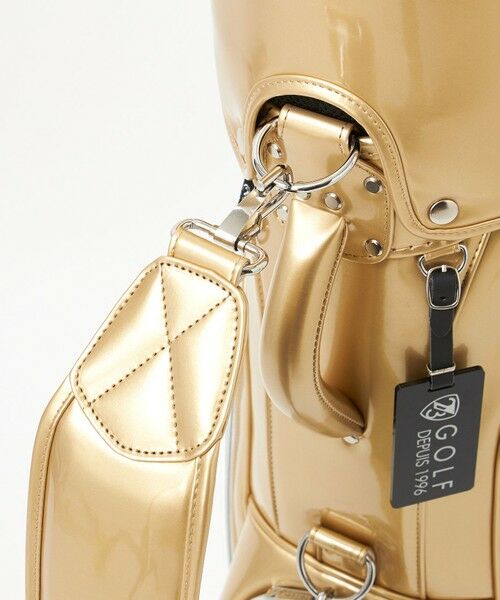 セール】 【UNISEX】エレガントエナメルキャディバッグ キャスター付き