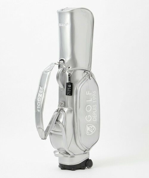 セール】 【UNISEX】エレガントエナメルキャディバッグ キャスター付き