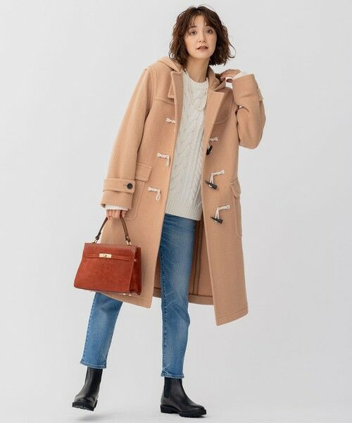 セール】 ヘリンボーン ダッフルコート （ダッフルコート）｜23区