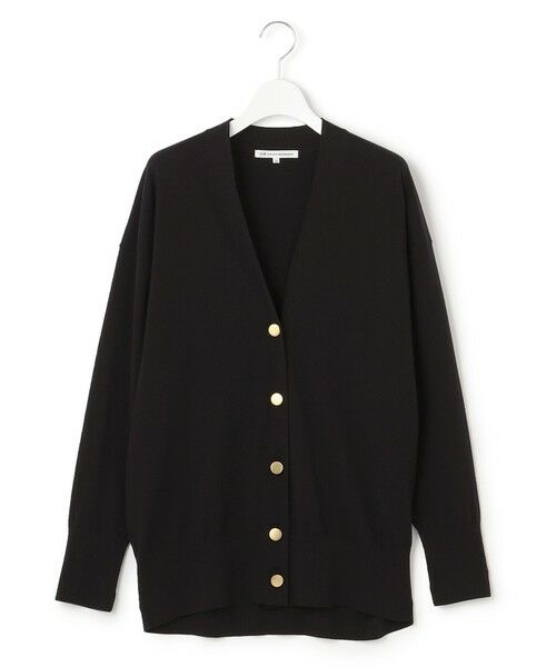 セール】 【洗える】テンセルストレッチ Vネック カーディガン