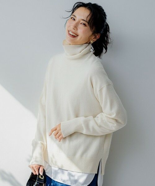 セール】 【滝沢眞規子さん着用/洗える】ピュアカシミヤ