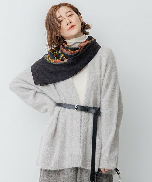 セール】 アルパカシャギー ニット カーディガン （ニット・セーター