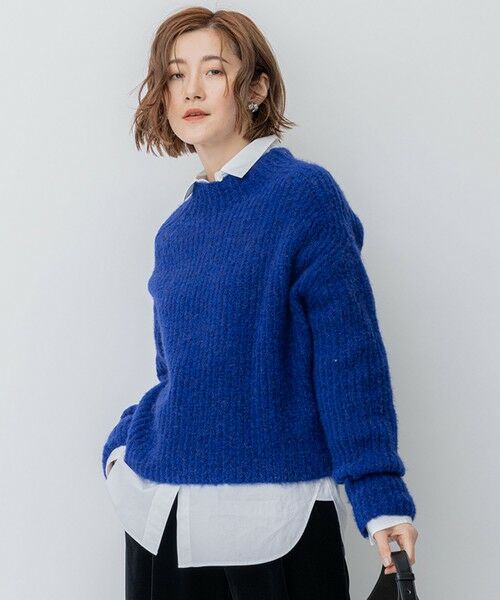 セール】 ブラッシュドアルパカブレンド ニット （ニット・セーター