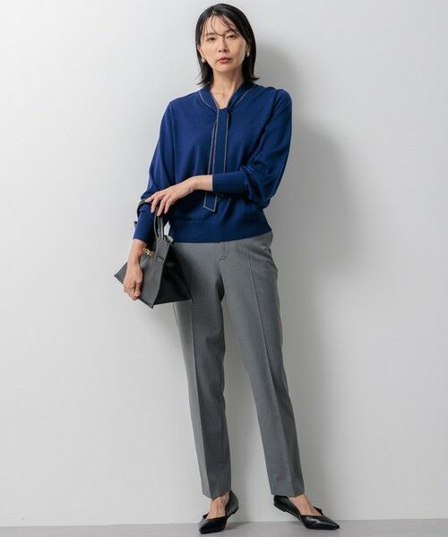 セール】 【洗える】ウーステッドウール ボウタイ ニット （ニット